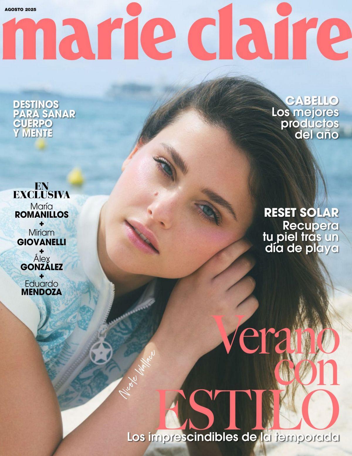 Nicole Wallace Marie Claire Spain Cover August 2025