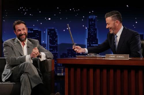 Noah Wyle on Jimmy Kimmel Live, May 2025 3