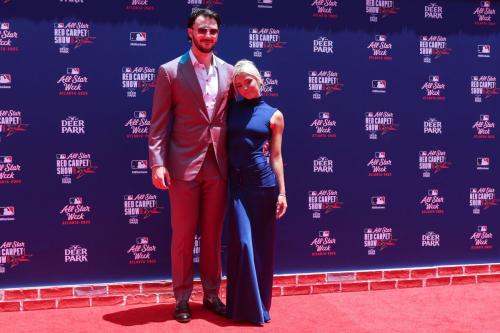 Olivia Dunne and Paul Skenes at MLB Red Carpet, July 2025 4