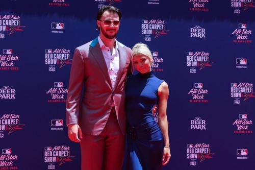 Olivia Dunne and Paul Skenes at MLB Red Carpet, July 2025 5