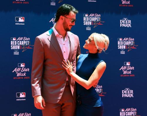 Olivia Dunne and Paul Skenes at MLB Red Carpet, July 2025 6