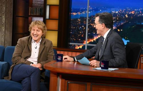 Owen Wilson on The Late Show with Colbert, Jul 2025 1
