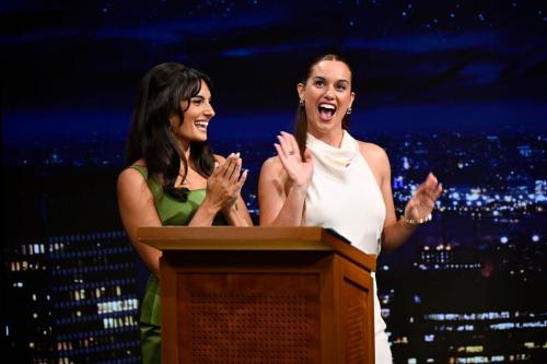 Paige Desorbo and Hannah Berner on Fallon Show, July 2025 3