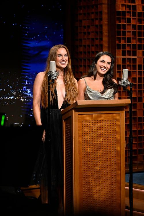 Paige Desorbo and Hannah Berner on Tonight Show, July 2025 3