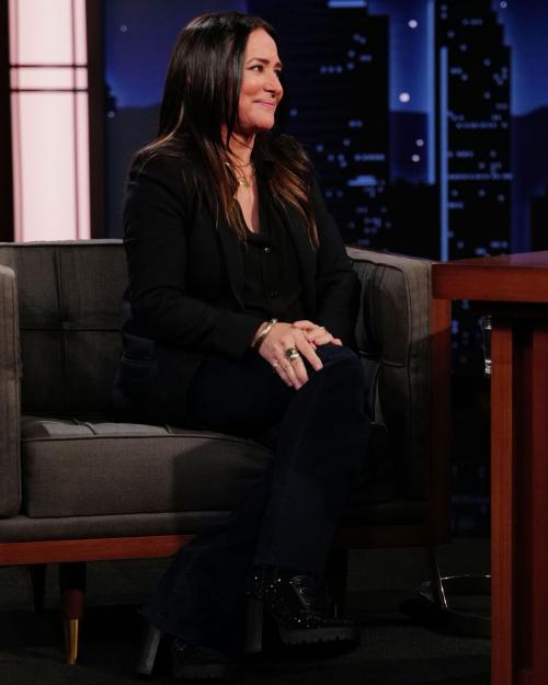 Pamela Adlon spotted at Jimmy Kimmel Live taping 1