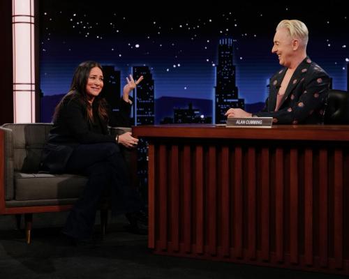 Pamela Adlon spotted at Jimmy Kimmel Live taping 2