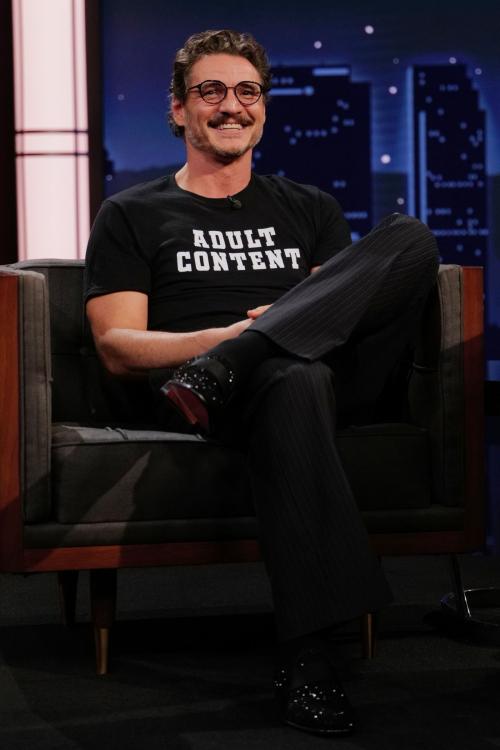 Pedro Pascal on Jimmy Kimmel Live, March 2025