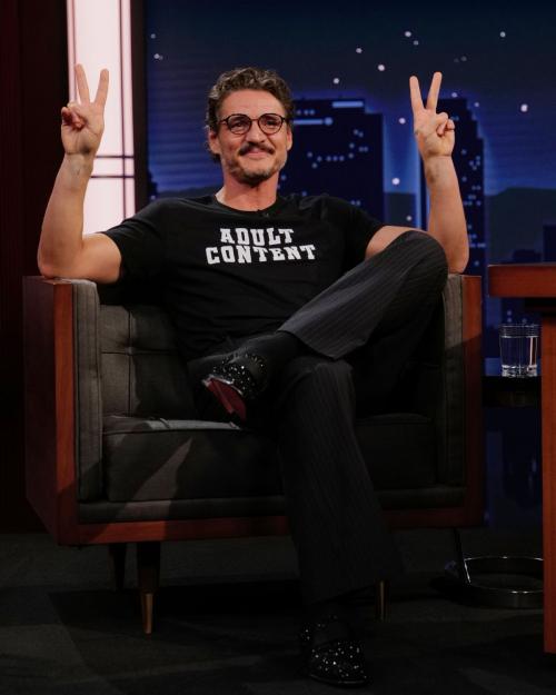 Pedro Pascal on Jimmy Kimmel Live, March 2025 3