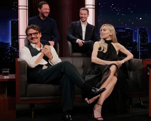 Pedro Pascal & Vanessa Kirby on Kimmel Live, July 2025 3