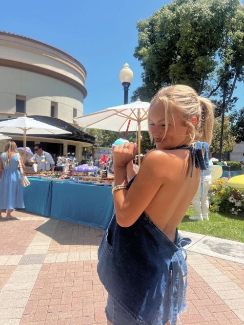 Pressley Hoshbach Playful Instagram Snaps, July 2025