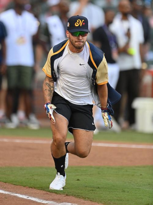 Prince Royce Plays in MLB Softball Game, July 2025 2