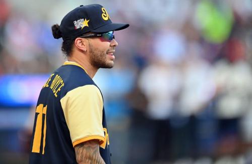 Prince Royce Plays in MLB Softball Game, July 2025 5