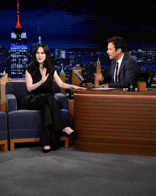 Rachel Brosnahan on Jimmy Fallon Tonight Show, Jul 2025 8