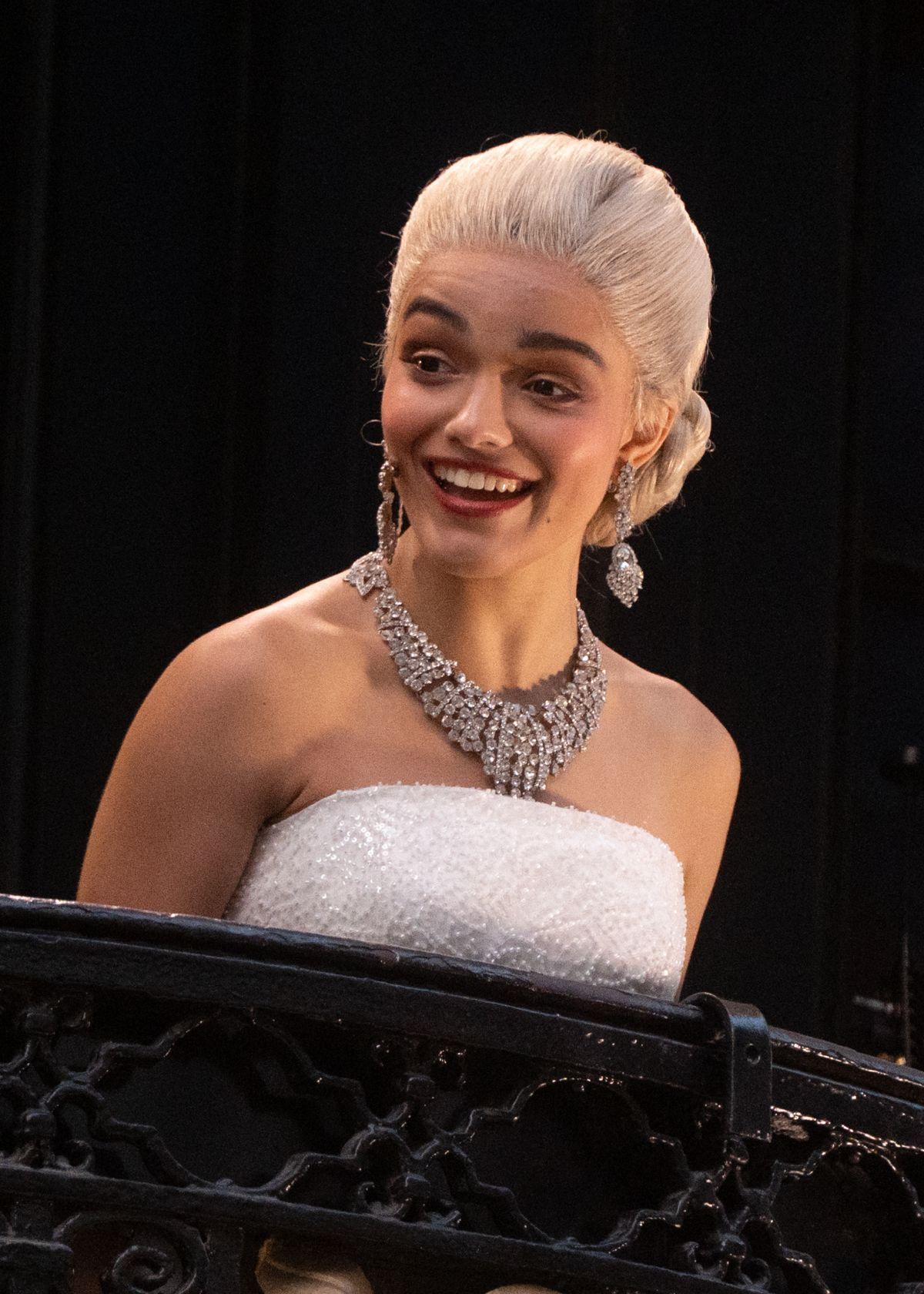 Rachel Zegler performs in Evita at London Palladium