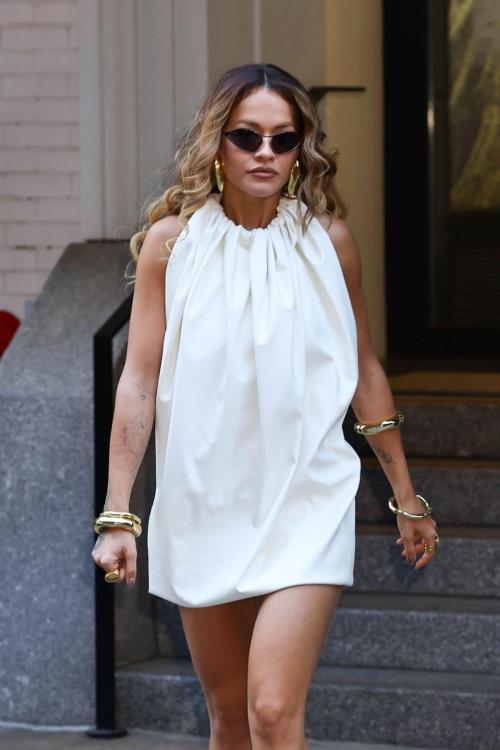 Rita Ora street style in New York, July 2025