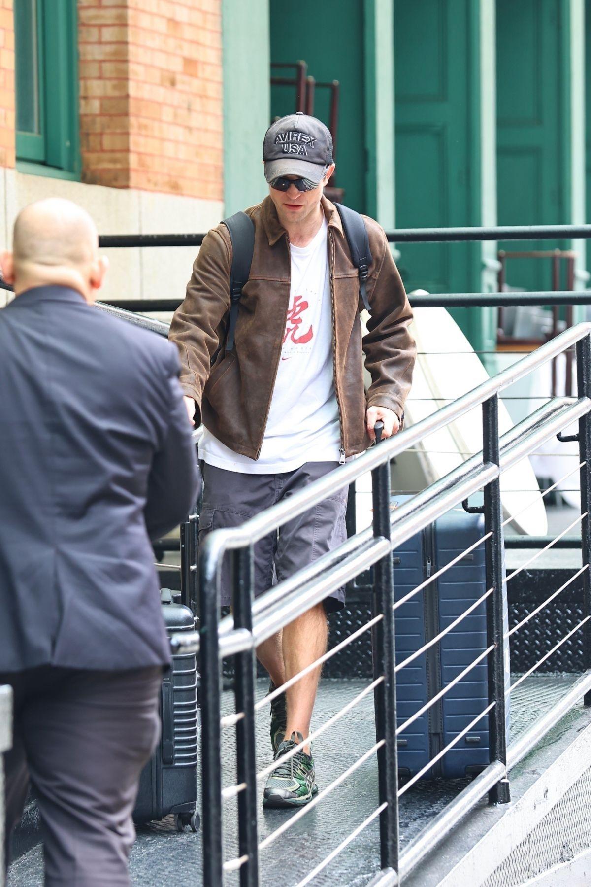 Robert Pattinson out in New York City, June 2025
