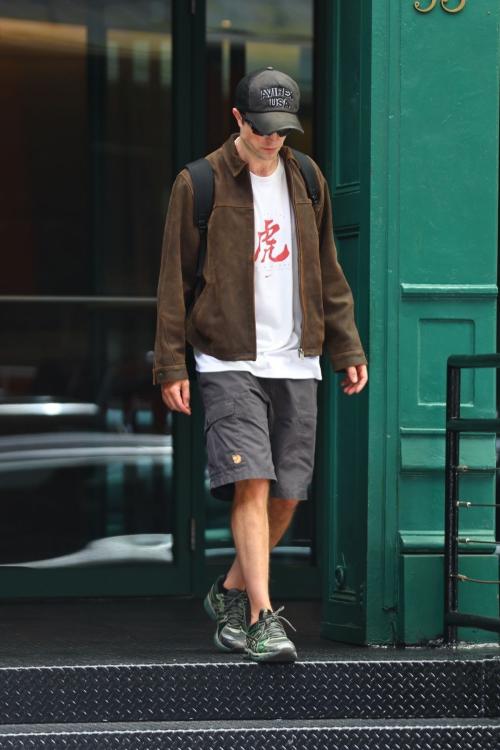 Robert Pattinson out in New York City, June 2025 3