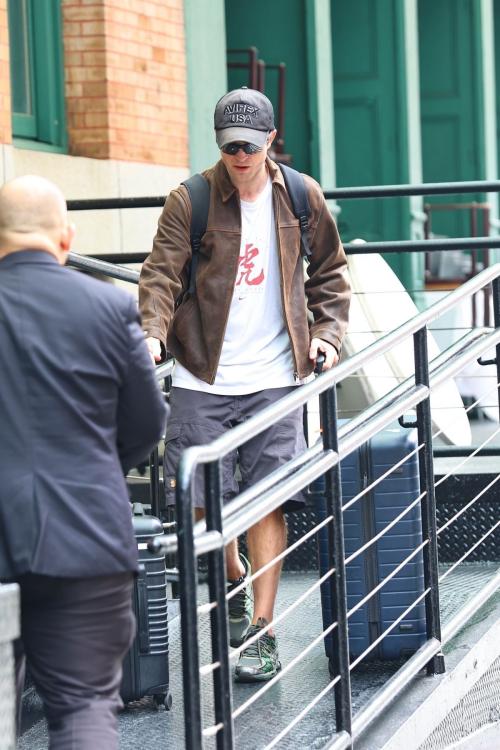 Robert Pattinson out in New York City, June 2025 4