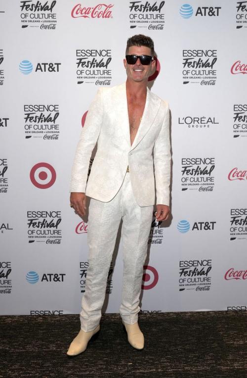 Robin Thicke at Essence Festival Of Culture, July 2025