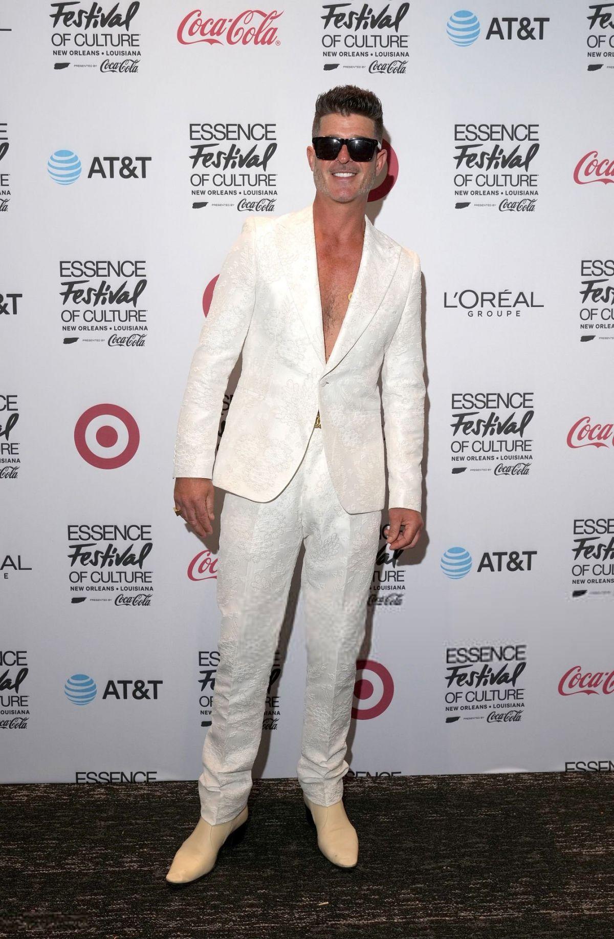 Robin Thicke at Essence Festival Of Culture, July 2025