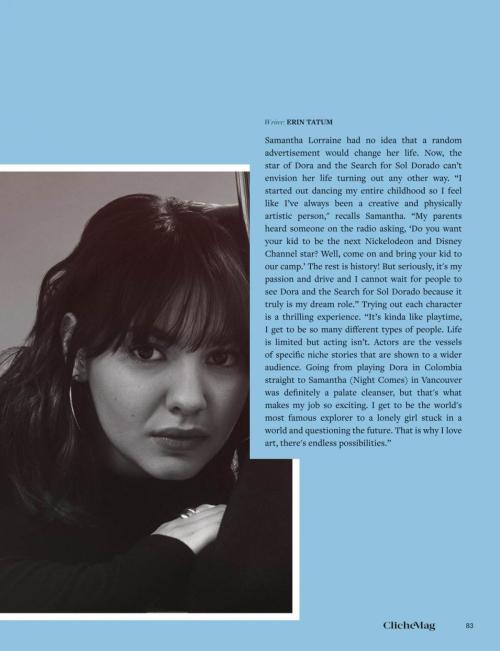 Samantha Lorraine shines in Cliche Magazine, July 2025 2