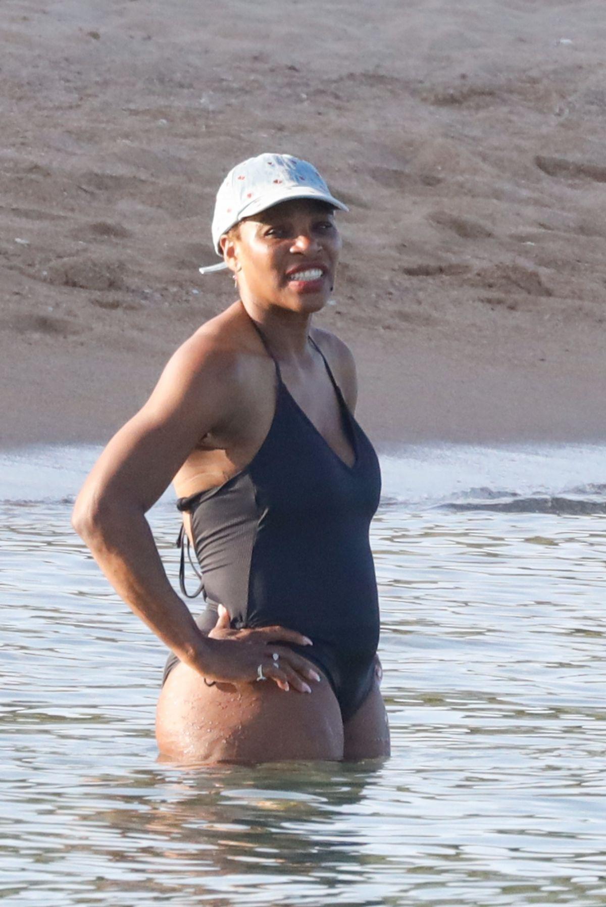 Serena Williams in Swimsuit at Porto Cervo, June 2025