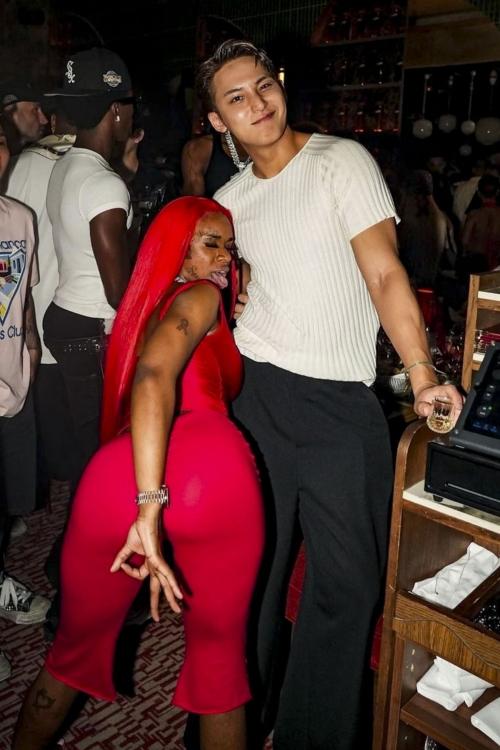 Sexyy Red & Kim Min-gyu at L’arc Nightclub, June 2025 1