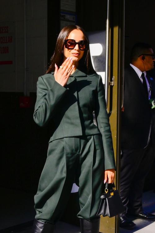 Sofia Carson arriving at ABC Studio NYC, July 2025 3