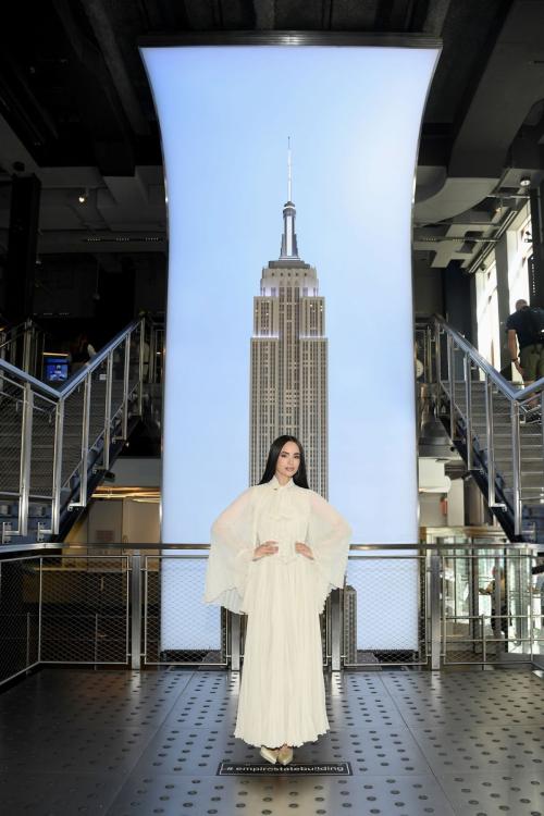 Sofia Carson visits Empire State Building, July 2025 2