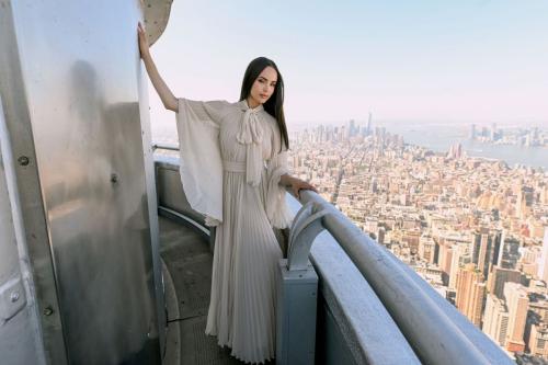 Sofia Carson visits Empire State Building, July 2025 5
