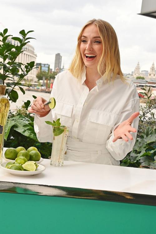 Sophie Turner at St-Germain Terrace London Event, July 2025