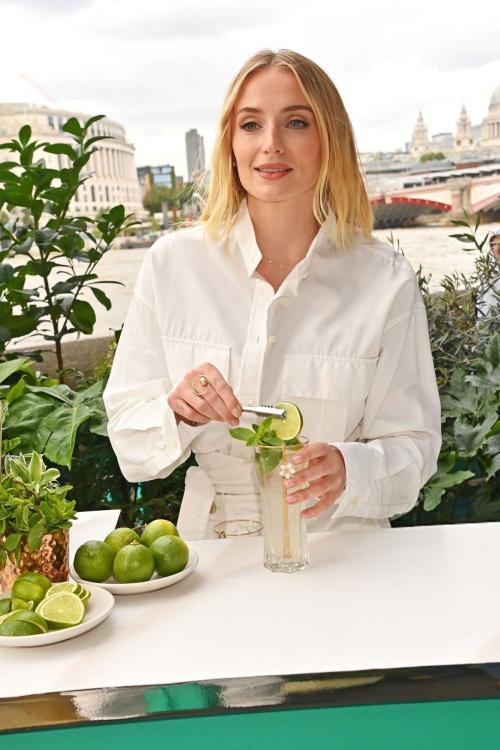 Sophie Turner at St-Germain Terrace London Event, July 2025 2