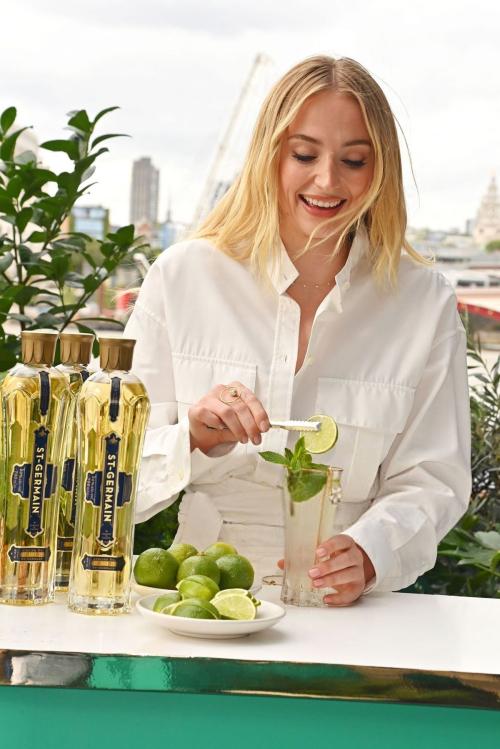 Sophie Turner at St-Germain Terrace London Event, July 2025 4