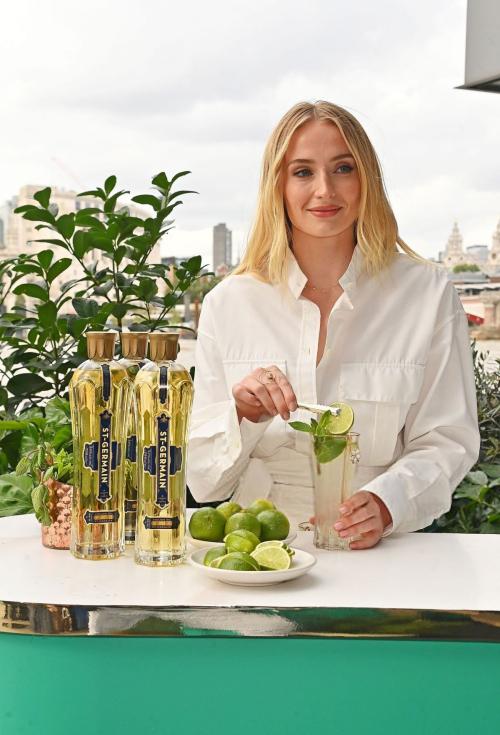 Sophie Turner at St-Germain Terrace London Event, July 2025 6