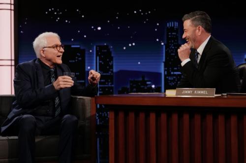 Steve Martin with Alison Brown on Kimmel, June 2025 9