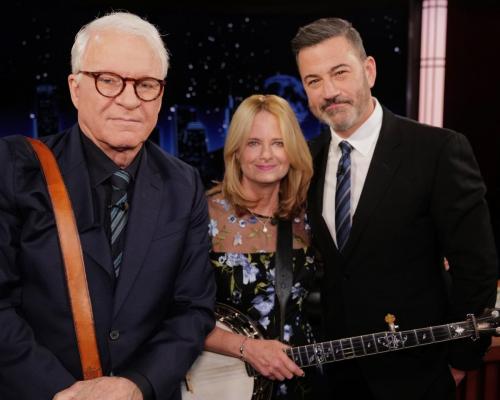Steve Martin with Alison Brown on Kimmel, June 2025 4