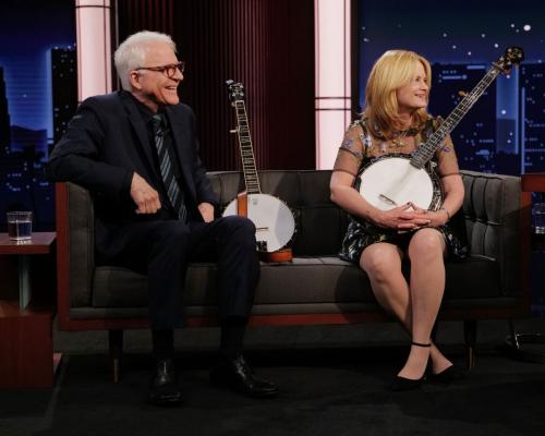 Steve Martin with Alison Brown on Kimmel, June 2025 7