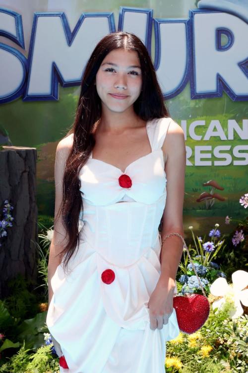 Txunamy Ortiz at Smurfs Movie Premiere LA, July 2025