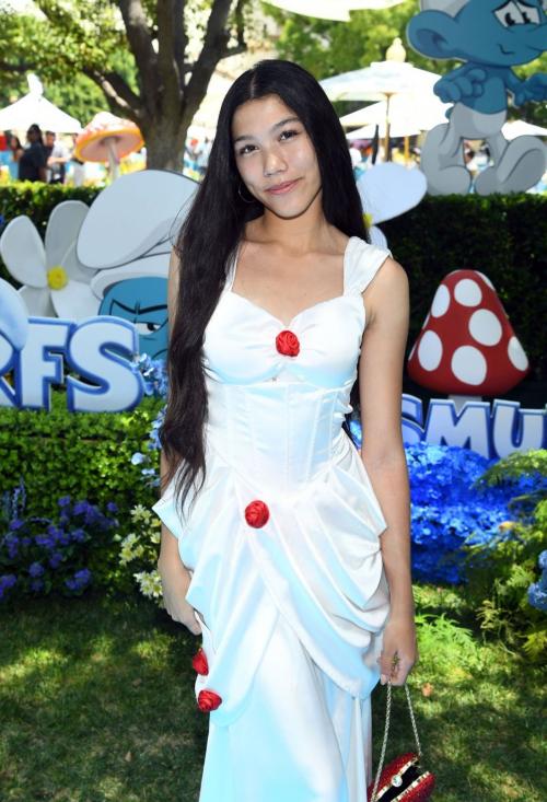 Txunamy Ortiz at Smurfs Movie Premiere LA, July 2025 2