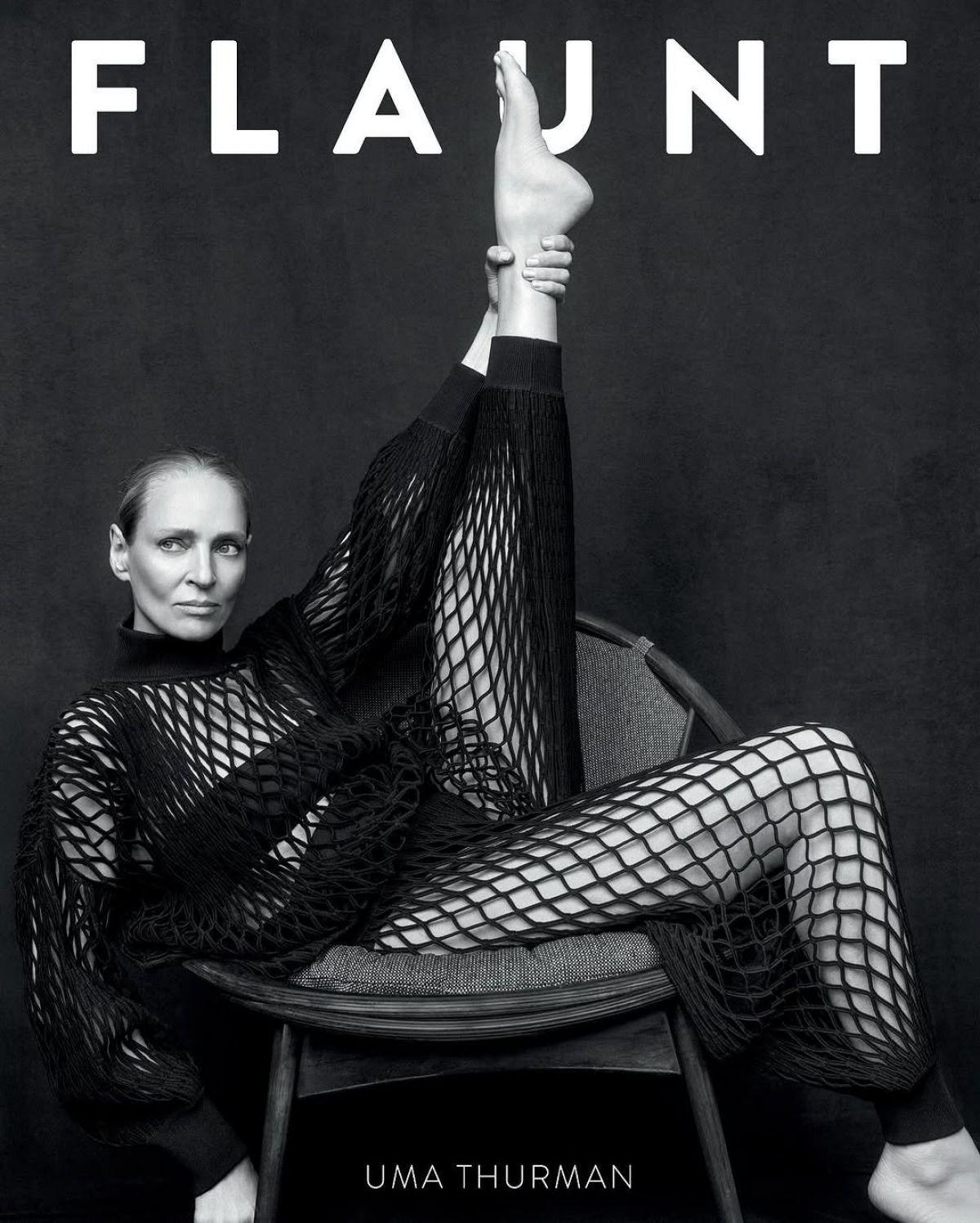 Uma Thurman Covers Flaunt Magazine Feature, July 2025