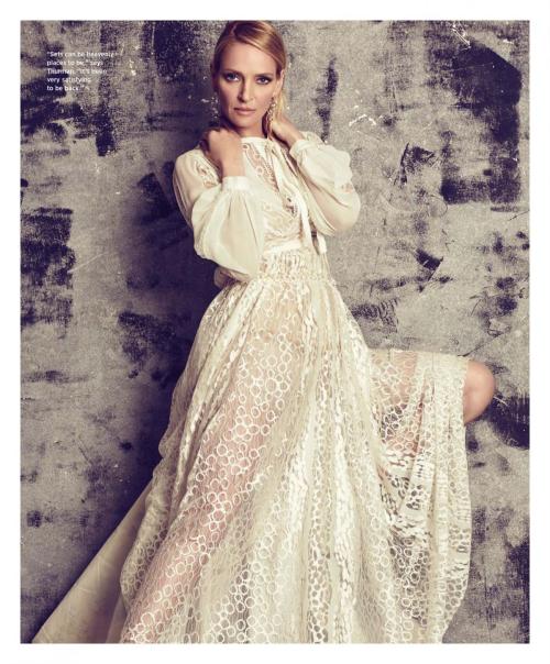 Uma Thurman in The Purist magazine, July 2025 1