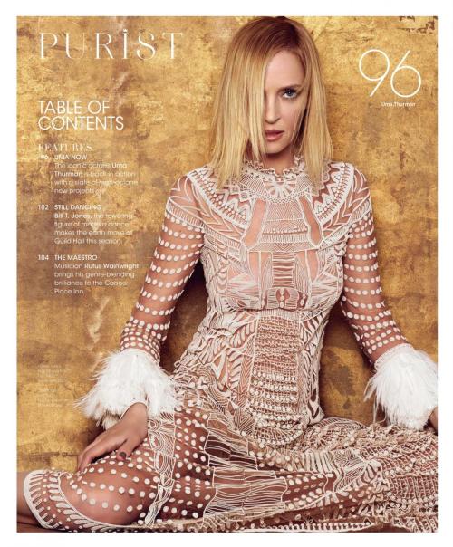 Uma Thurman in The Purist magazine, July 2025 4