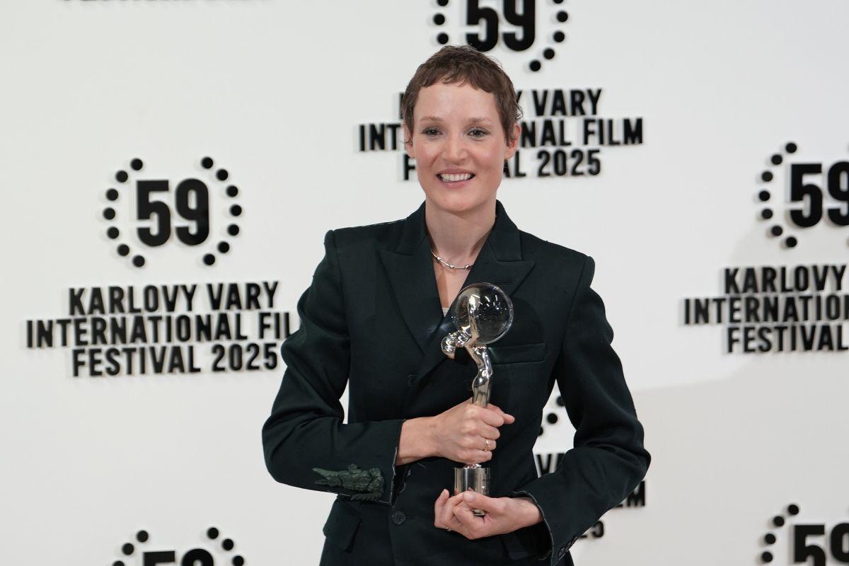 Vicky Krieps at Karlovy Vary Film Festival, July 2025