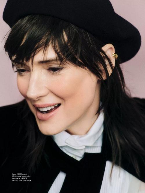Winona Ryder chic in Elle UK magazine, September 2025 7