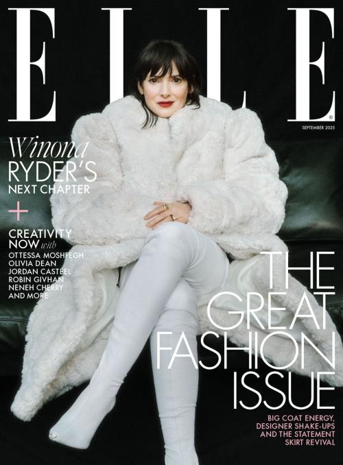 Winona Ryder Elle UK Cover Feature September 2025 1