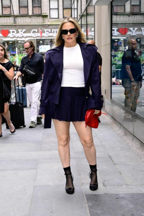Alicia Silverstone Arrives at ABC Studio, August 2025