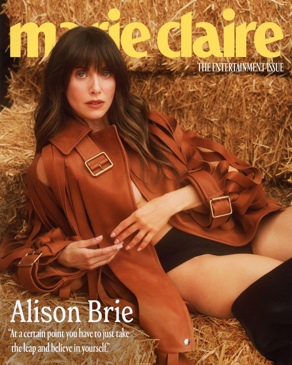 Alison Brie for Marie Claire, August 2025