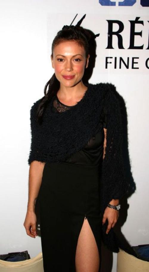 Alyssa Milano at Usher Birthday Party Masquerade, 2002 4
