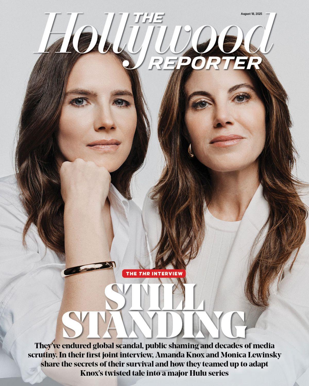 Amanda Knox & Monica Lewinsky THR feature, August 2025