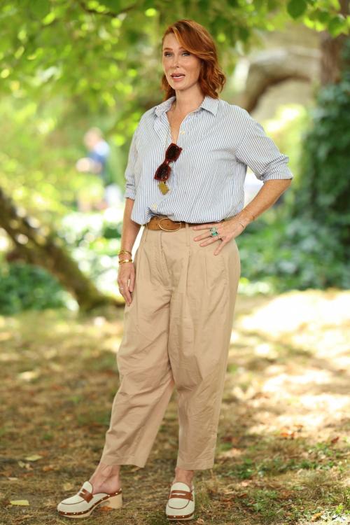 Audrey Fleurot at Regarde photocall Angouleme Festival, Aug 2025 1